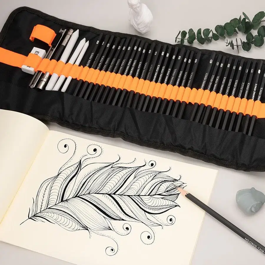 Trousse à Crayons Kit de Dessin 27 Pièces Sb7f4110ecc83412ebb49d3256fac51c42 2